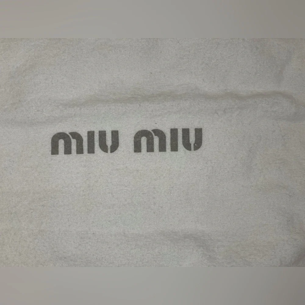 Miu Miu Cream Dust Bags 9,5”x‎ 10,5”
